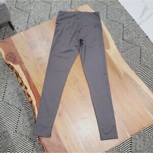 Black Bow High Rise Grey Leggings- M